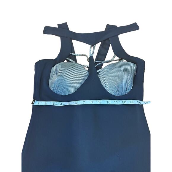 RARE VINTAGE 80s DESIGN CHAMP SPORTSWEAR PARIS NY Black & Silver Dress Large EUC - Picture 5 of 16